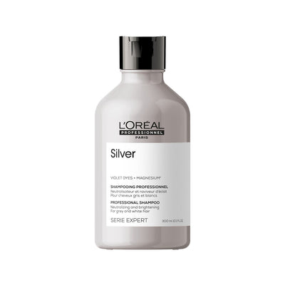 Boots L'Oréal Professionnel Serie Expert Silver Shampoo for Neutralising and Brightening Hair 300ml- Buy online at McGrocer