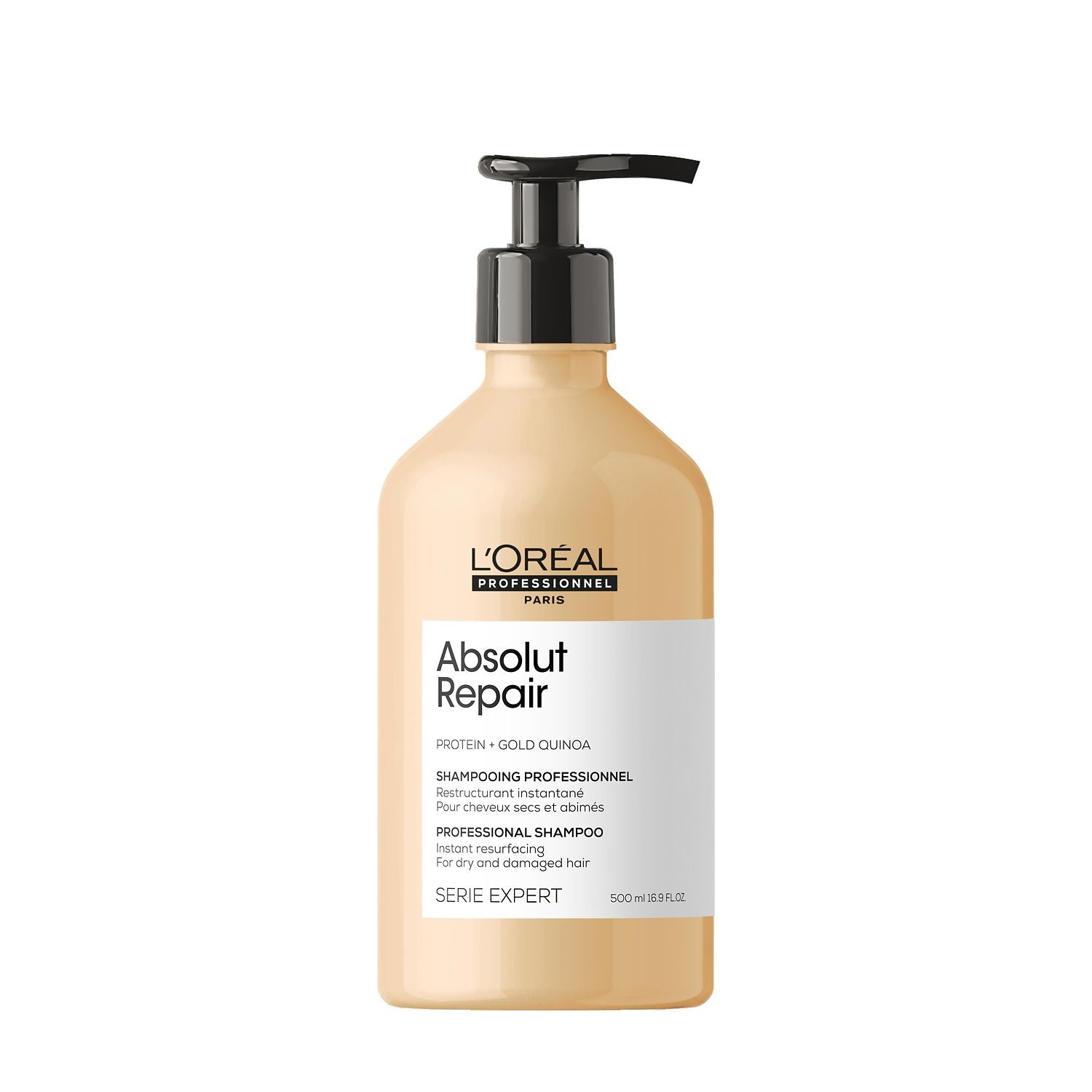 L'Oréal Professionnel Absolut Repair shampoo for dehydrated hair 500ml, imported from the UK