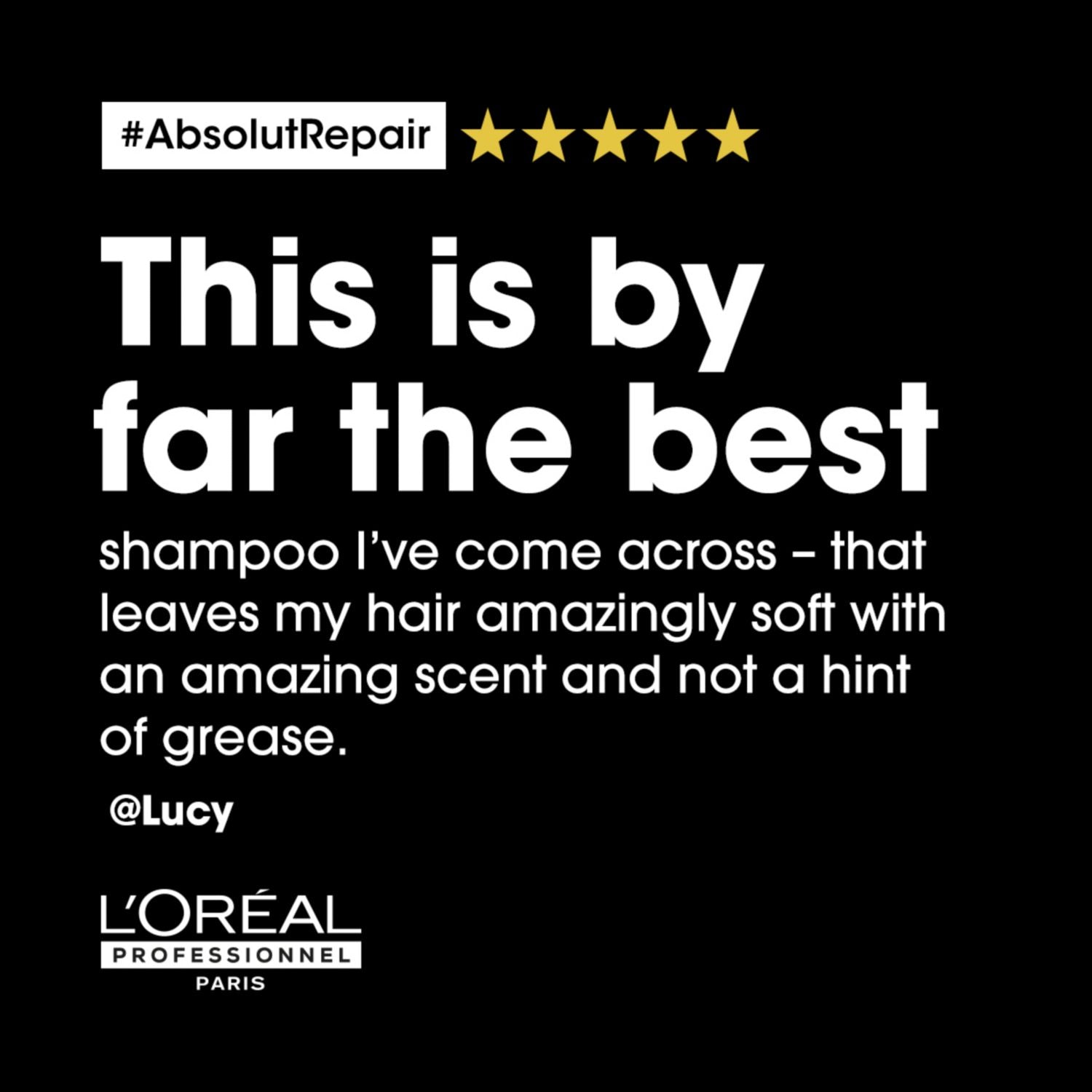 L'Oréal Professionnel Absolut Repair shampoo for dehydrated hair 500ml, imported from the UK
