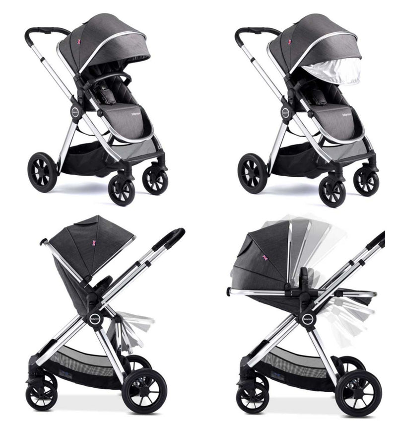 Babymore Memore V2 Travel System 13 Piece Pecan - British product
