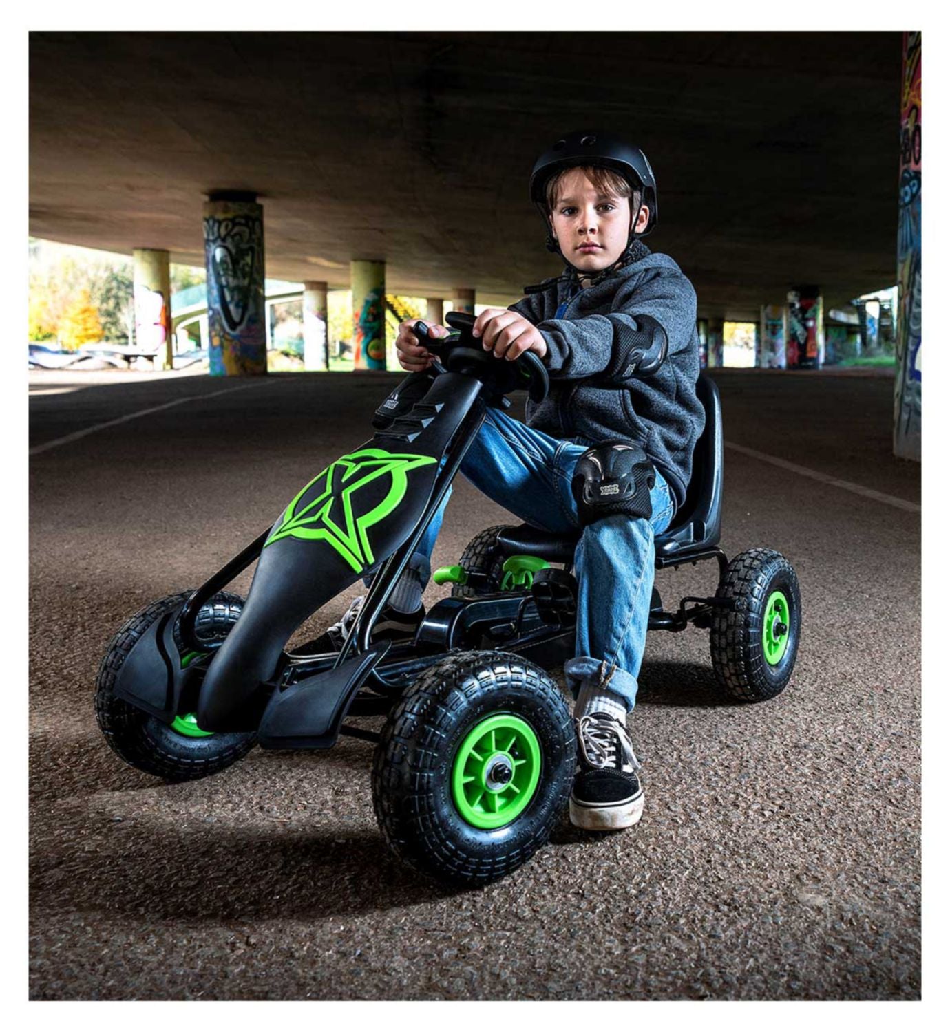 Xootz Viper go kart with steel frame, imported from the UK