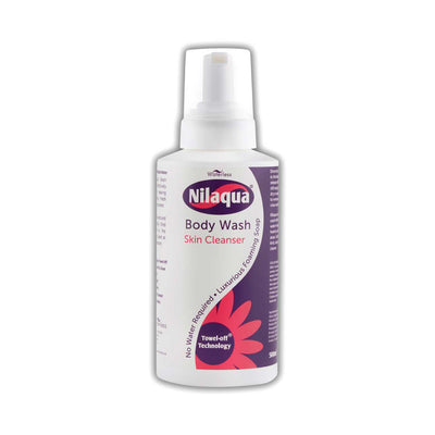 Boots Nilaqua Towel Off Skin Cleansing Body Foam 500ml- Buy online at McGrocer