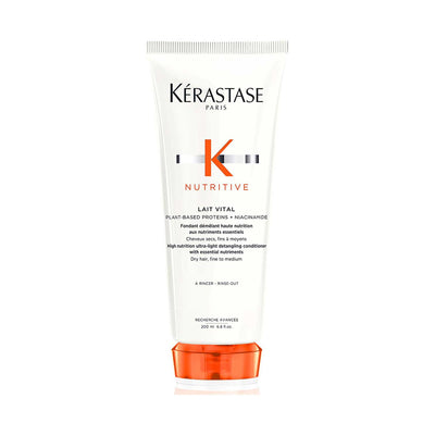 Boots Kérastase Nutritive Lait Vital High Nutrition Ultra-Light Conditioner for Dry Hair Fine to Medium, 200ml- Buy online at McGrocer