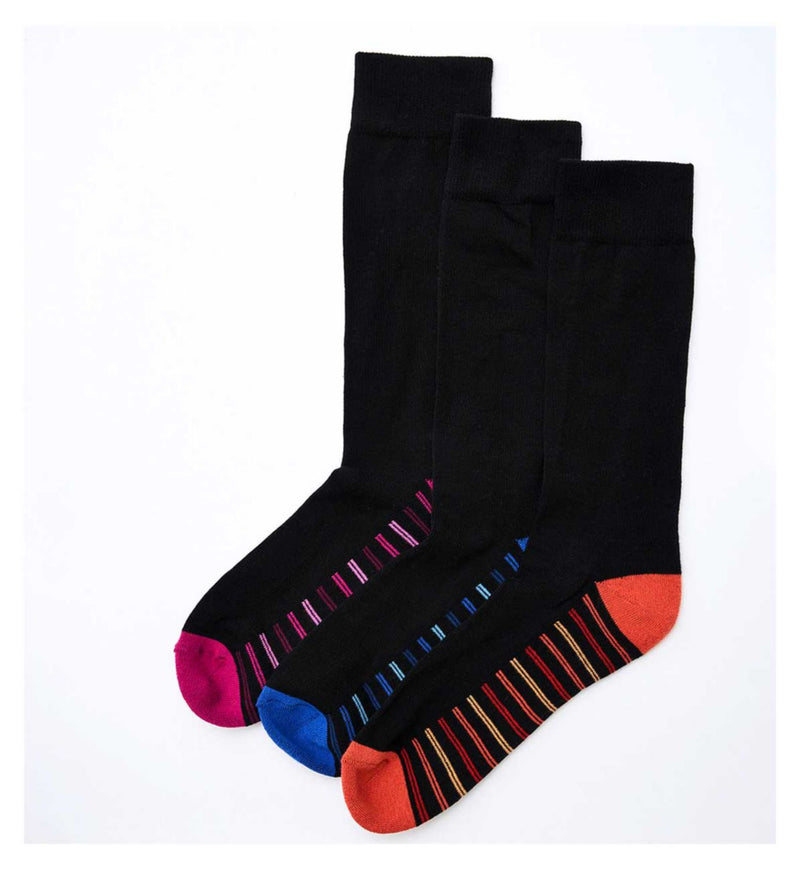 Boots mens cotton cushion sole socks 3 pair - British product