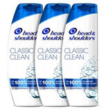 Head & Shoulders anti-flass sjampo, pakke med 3 flasker, britisk versjon