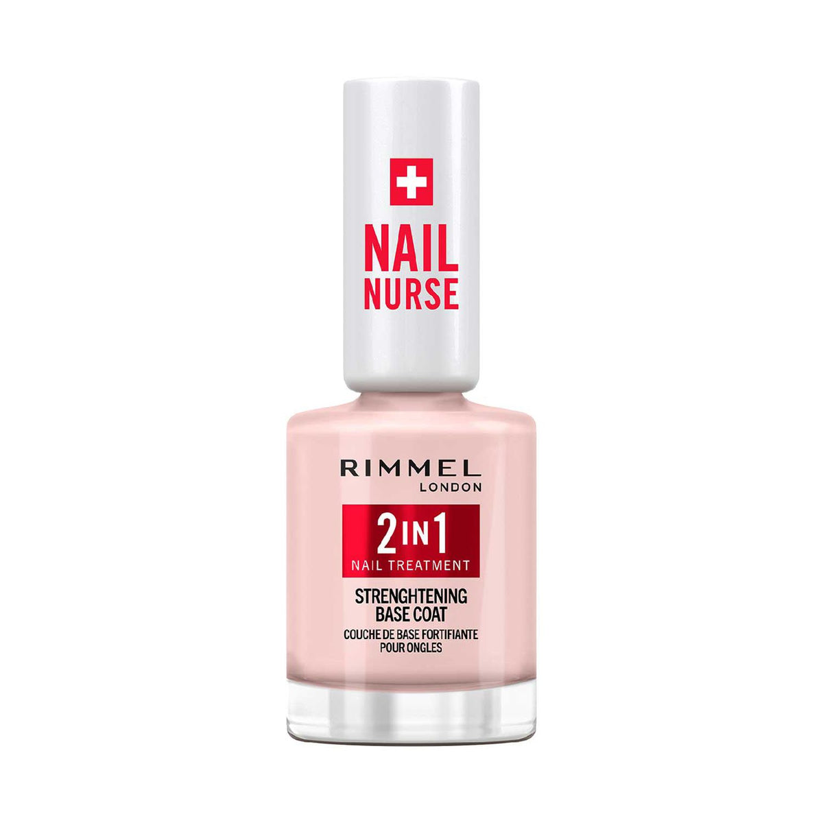 Rimmel Nail Nurse 2 in 1 base coat and strengthener, imported from the UK