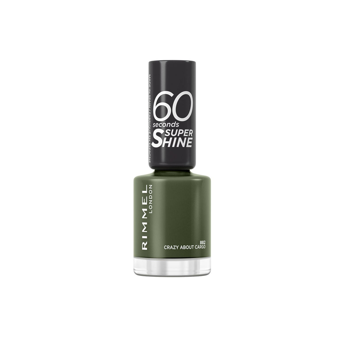 Rimmel 60 Seconds nail polish Crazy About Cargo - British product