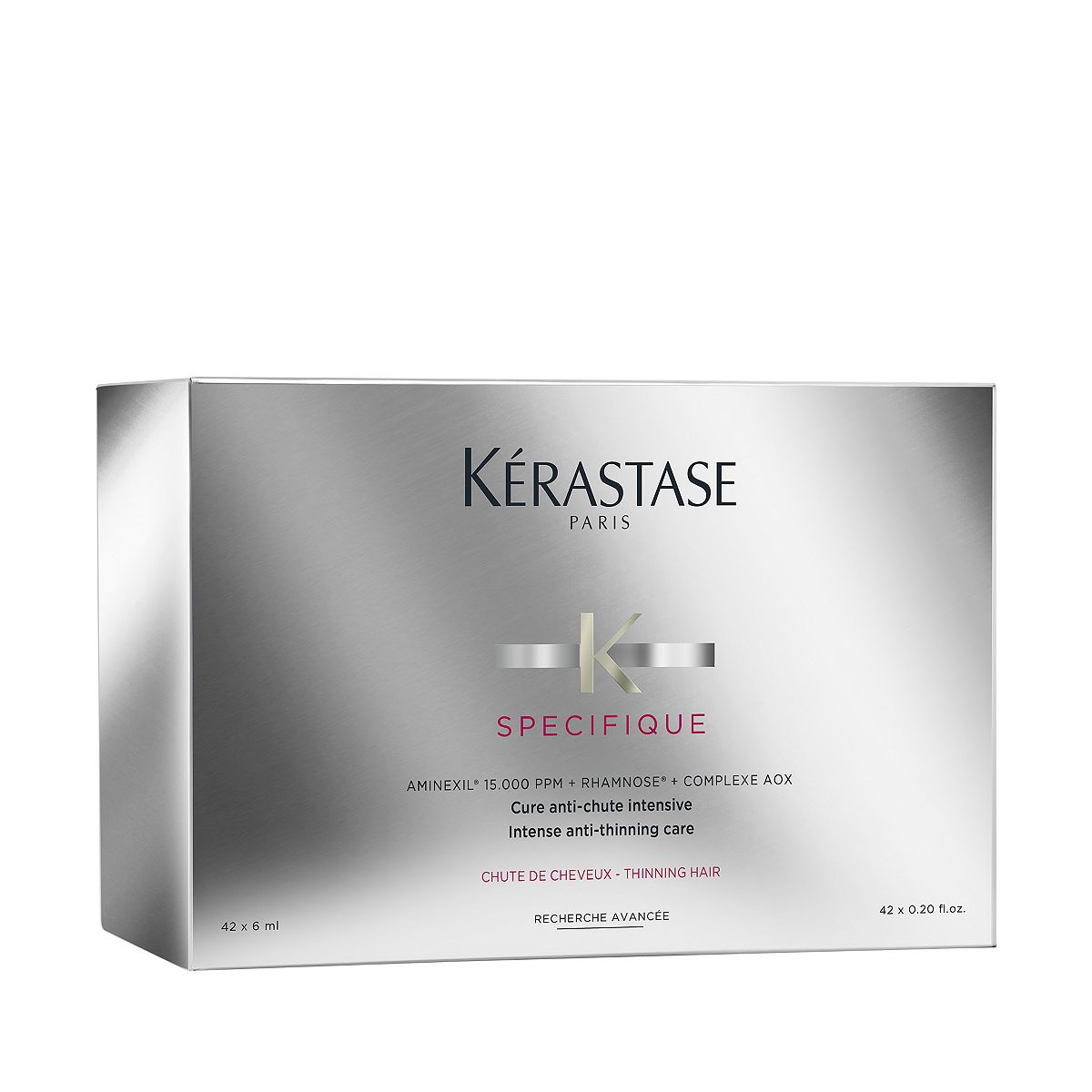 K&eacute;rastase Specifique, Hair Growth &amp; Strength Treatment, For Men &amp; Women With Hair Loss 42x6ml