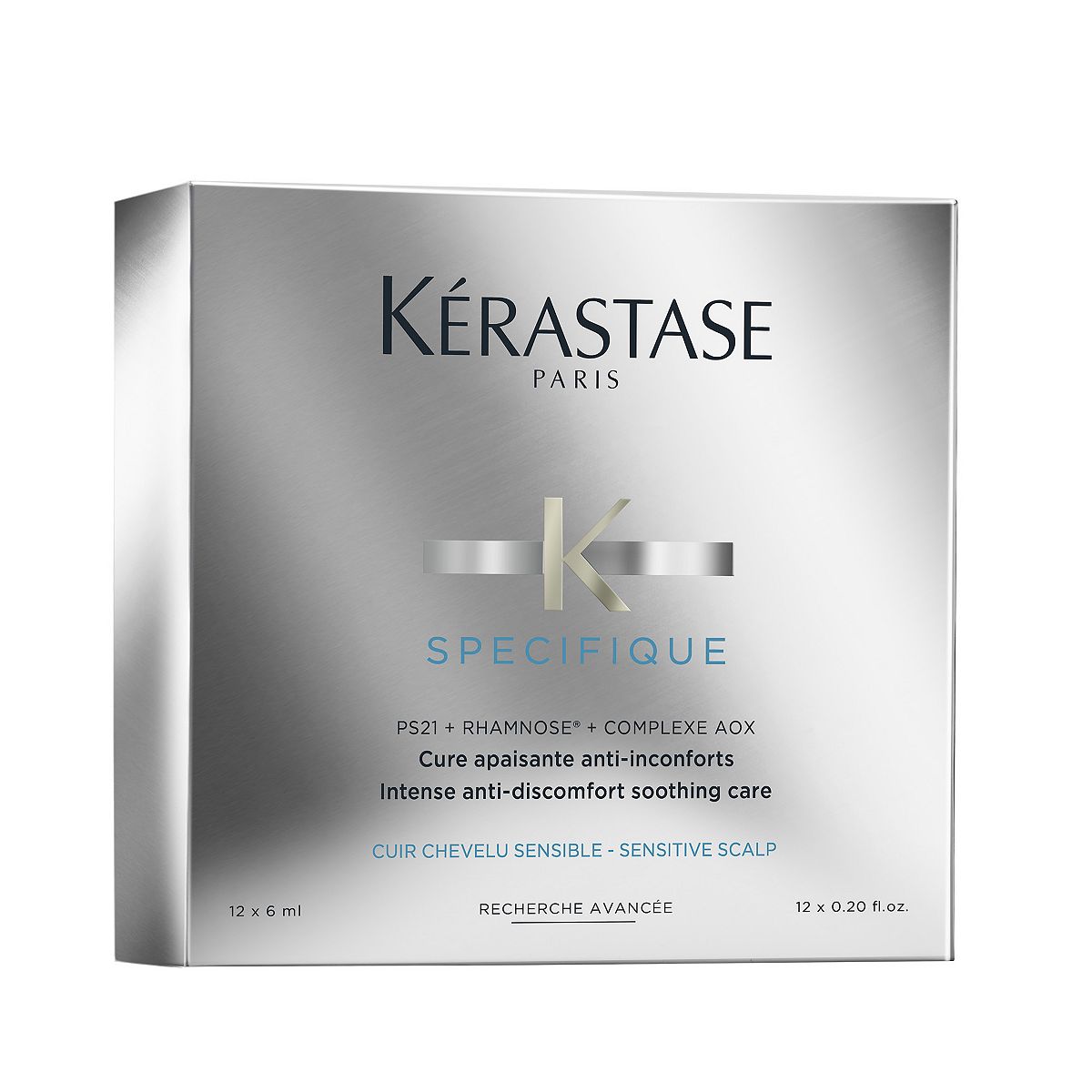 Kérastase Specifique, Soothing Scalp Treatment, For Sensitive Scalps, All Hair Types, With Glycerine,  Dermo-Calm, 12x6ml GOODS Boots   