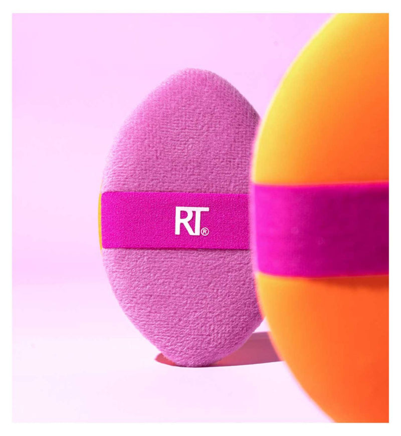 Real Techniques 2-in-1 powder puff makeup applicator - British product