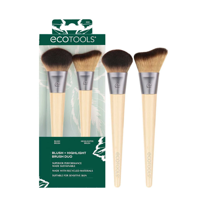 Ecotools blush and highlight brush set (British brand)