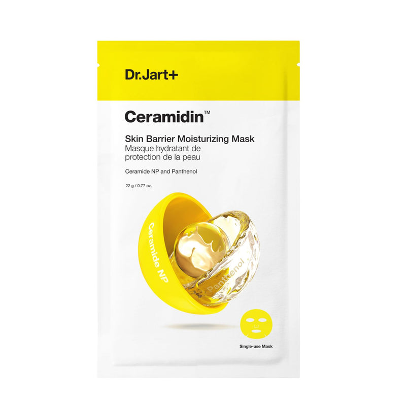 Dr. Jart+ Ceramidin Skin Barrier Moisturising sheet mask, UK version