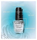 OPI Start to Finish nail strengthener 15ml, imported from the UK