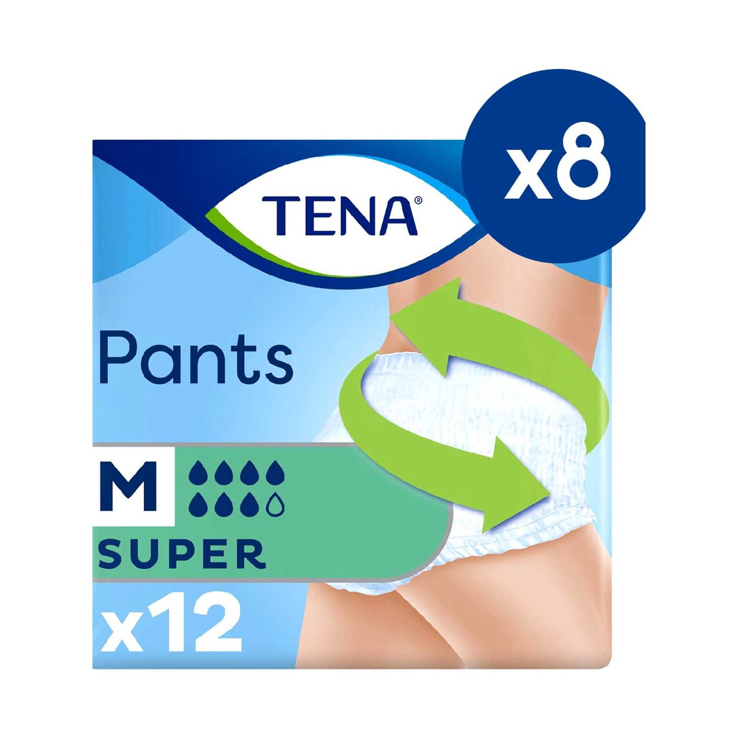 TENA Super incontinence pants Medium (British brand)