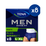 TENA Active Fit Pants Plus Large 64-count bundle (British brand)