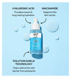 No7 HydraLuminous+ 2% Hyaluronic Acid Serum 30ml, imported from the UK
