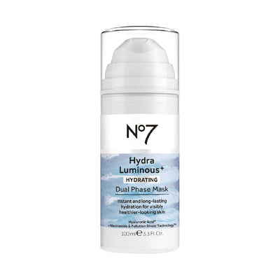 Boots No7 HydraLuminous+ Dual Phase Face Mask 100ml- Buy online at McGrocer