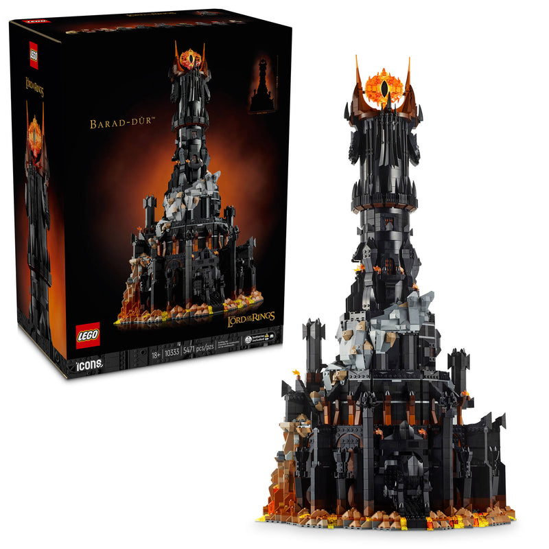 LEGO Barad-dûr dark tower 5471 pieces (British brand)
