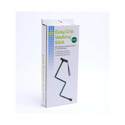 Boots Crest Easy Grip Folding Walking Stick With Gel Handle Green- Buy online at McGrocer