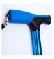 Crest blue folding walking stick with gel handle - British product
