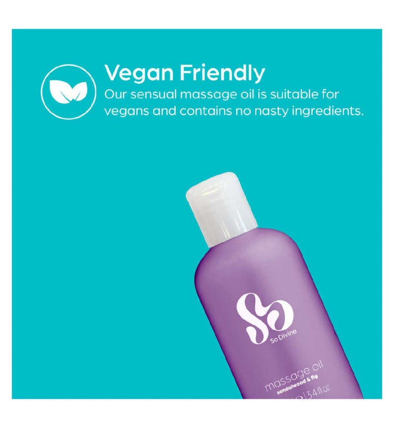 So Divine massage oil 100ml, imported from the UK