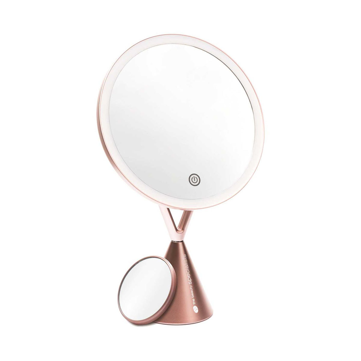 Rio HD illuminated makeup mirror with 1x and 5x magnification - British product