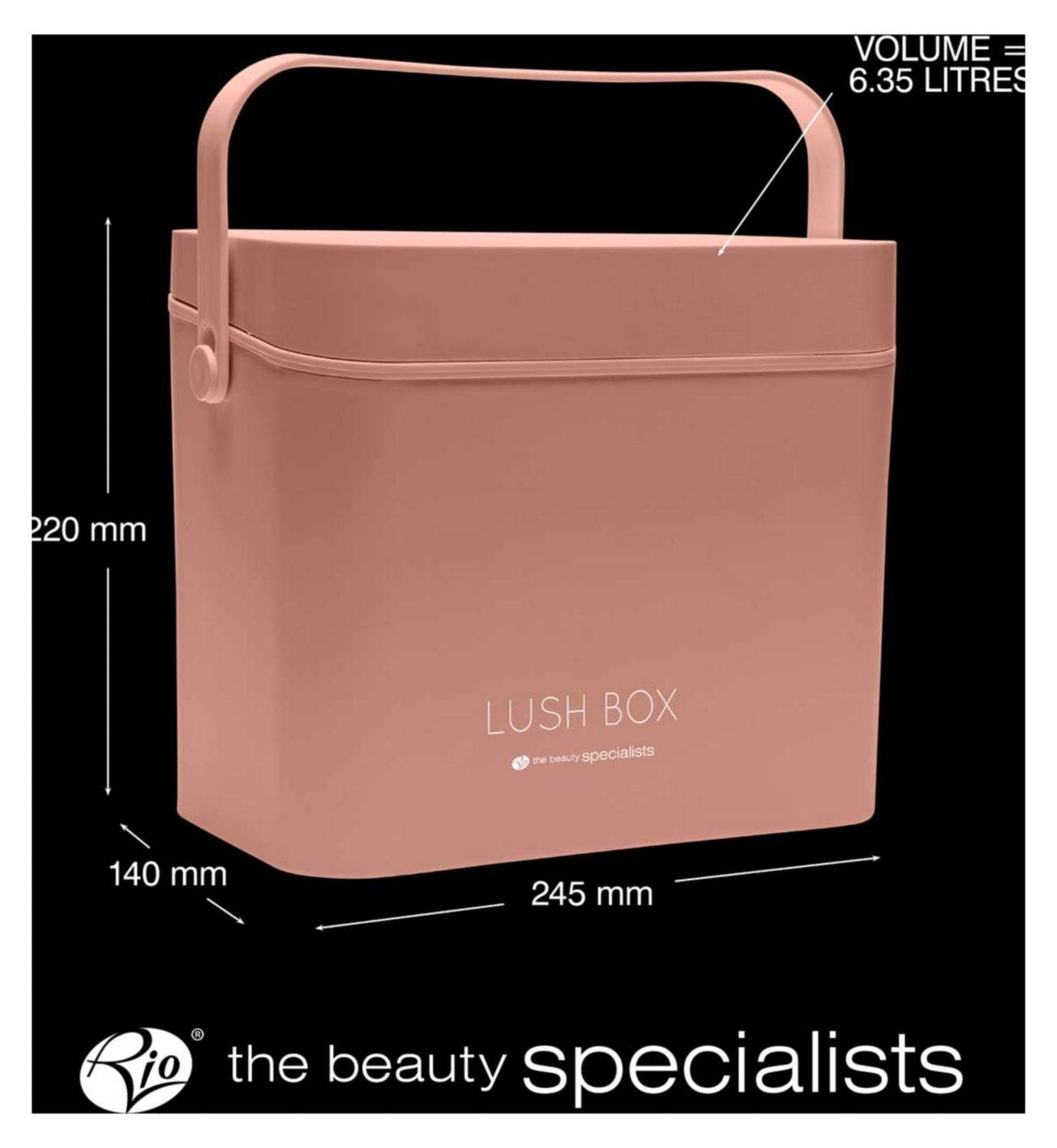 Rio Lush Box large vanity case - British product