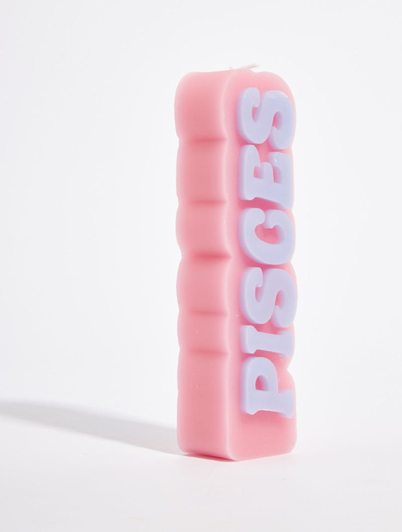 Skinnydip Pisces star sign candle, imported from the UK