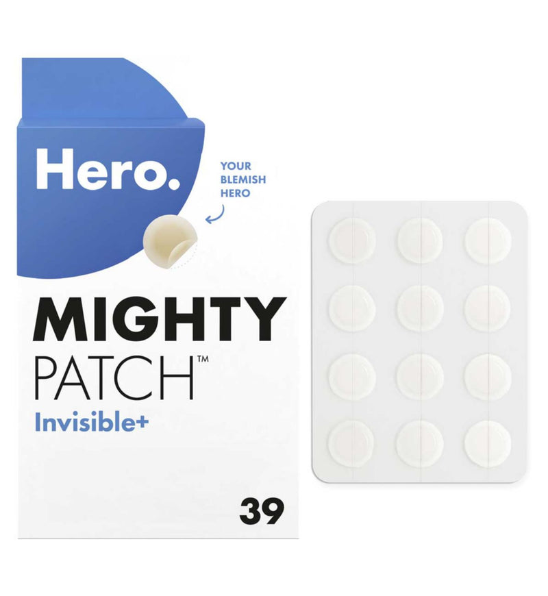 Hero Cosmetics Mighty Patch Invisible+ spot patches 39 count (British brand)