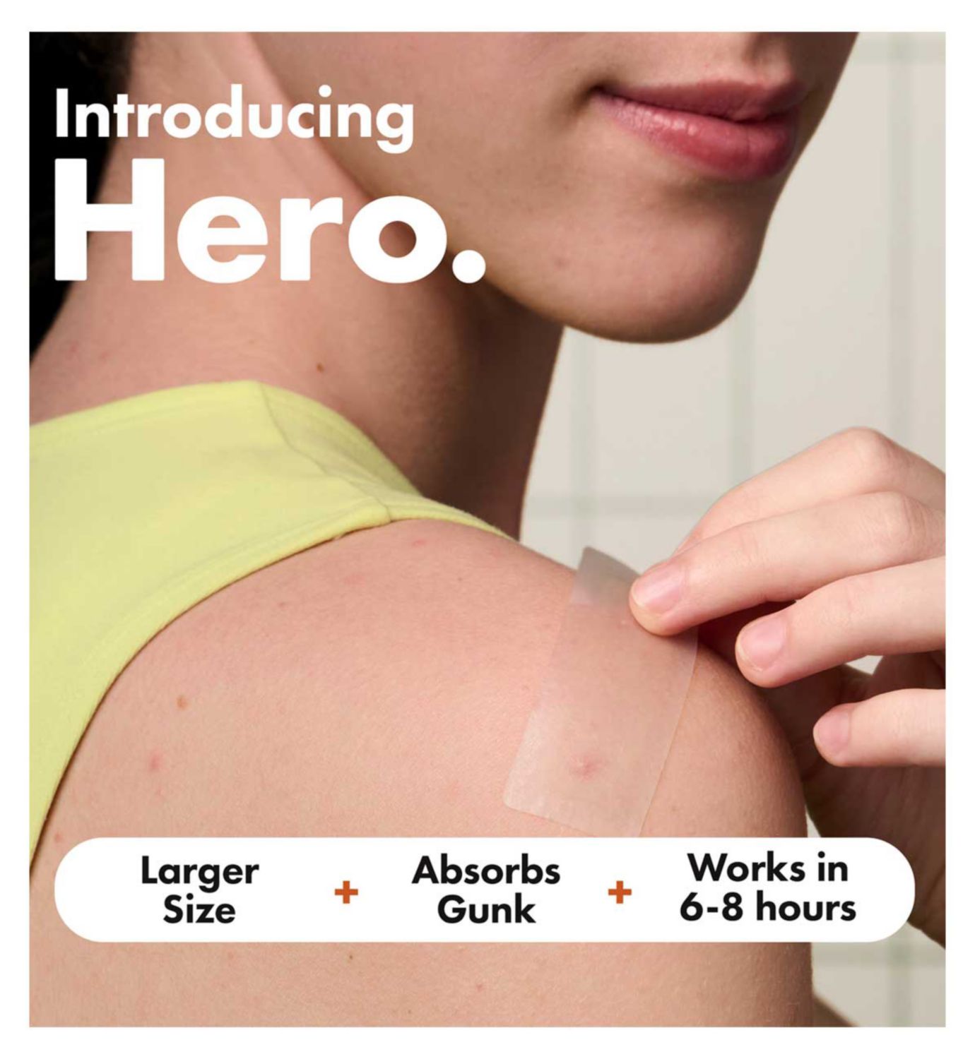 Hero Mighty Patch Surface spot patches 10 count, imported from the UK