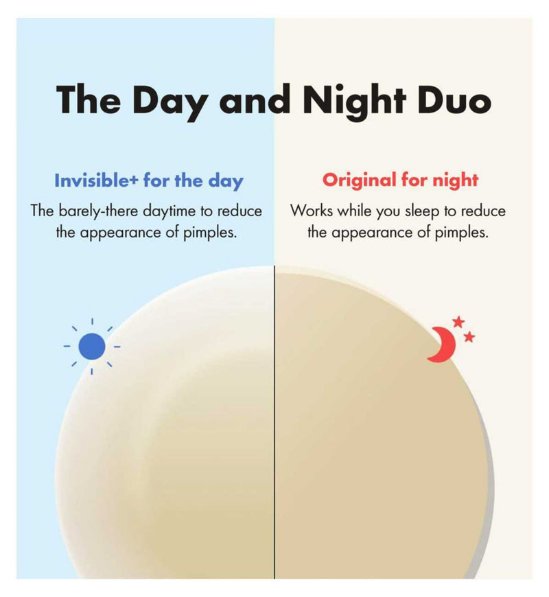 Hero Mighty Patch Duo day and night spot patches 12 count, imported from the UK