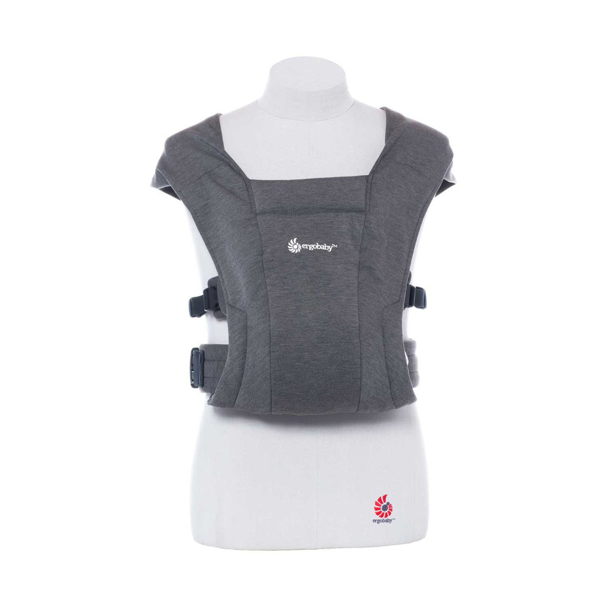 Ergobaby Embrace soft knit baby carrier heather grey, imported from the UK