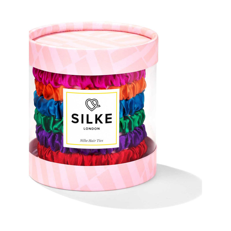 SILKE Frida hair ties multi-coloured jewel - British product