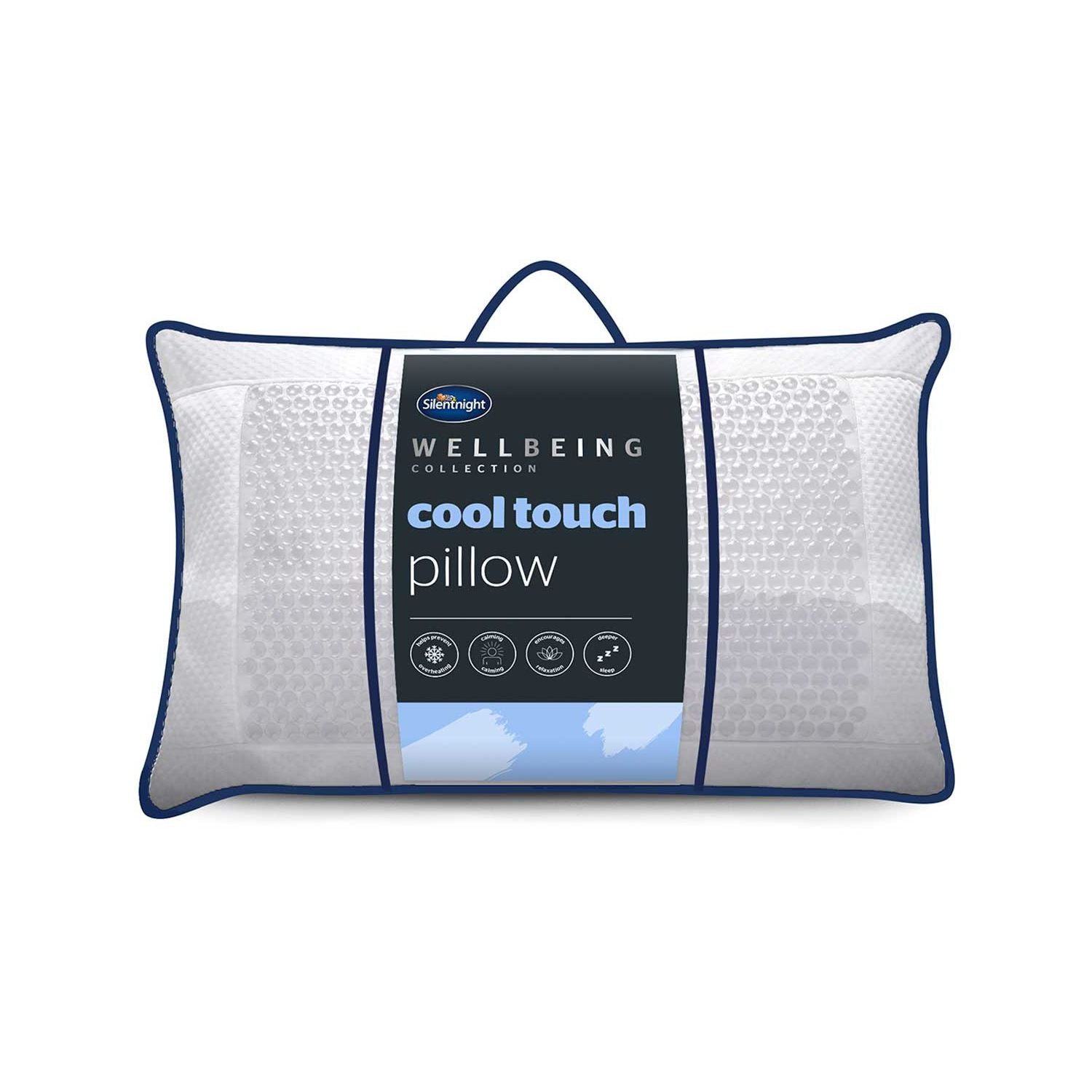 Silentnight Cool Touch Pillow featuring cooling gel pad - British product
