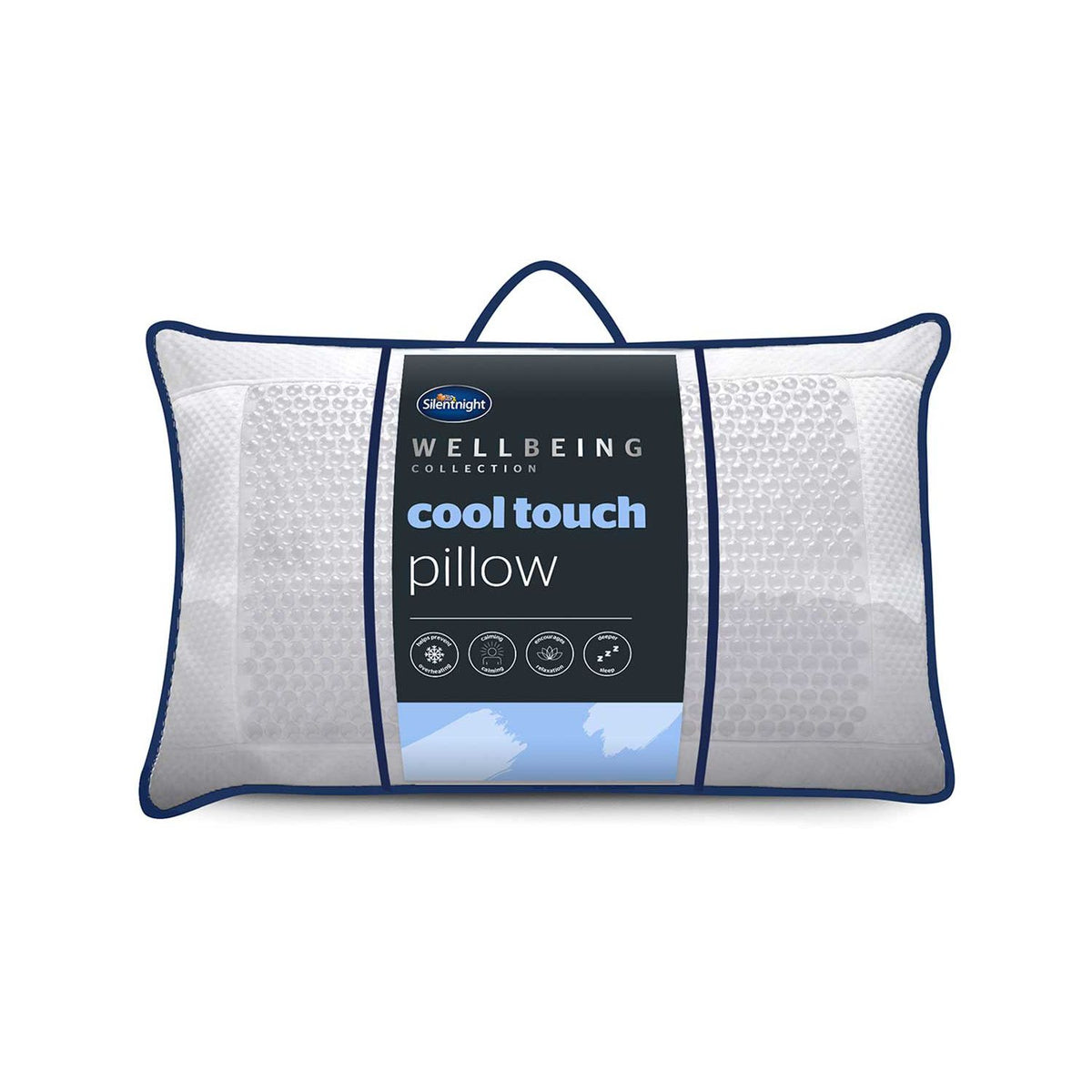 Silentnight Cool Touch Pillow featuring cooling gel pad - British product