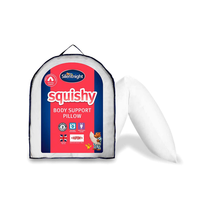 Silentnight Squishy Body Support Pillow 147x48cm, UK version