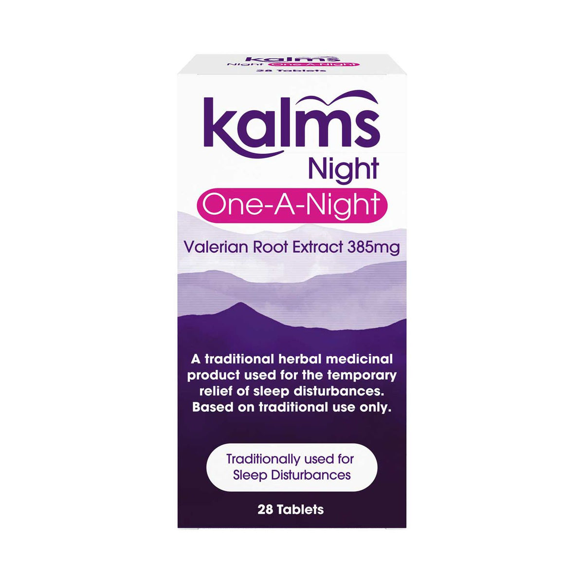 Kalms Night One-a-Night valerian root tablets 28 count, UK version