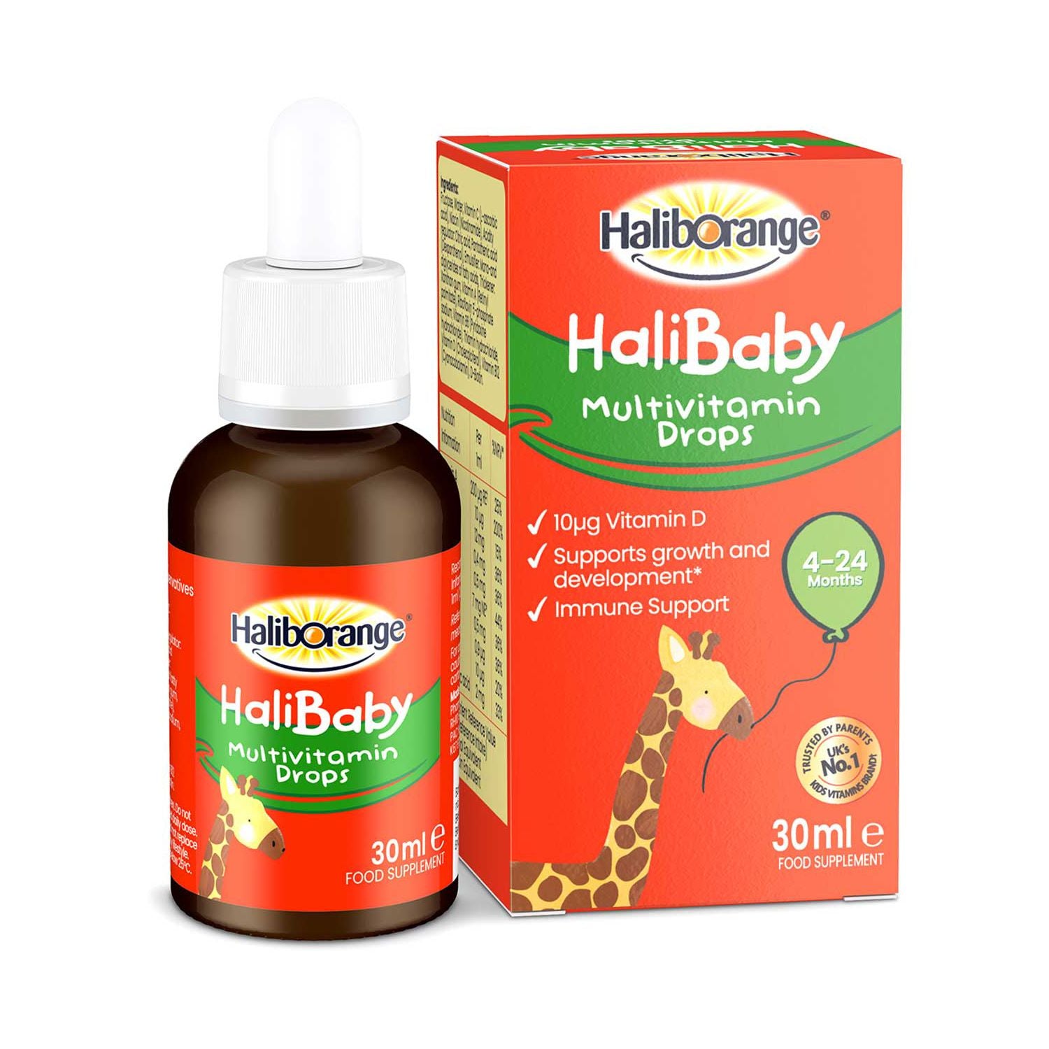 Haliborange Halibaby Multivitamin Drops 30ml - British product