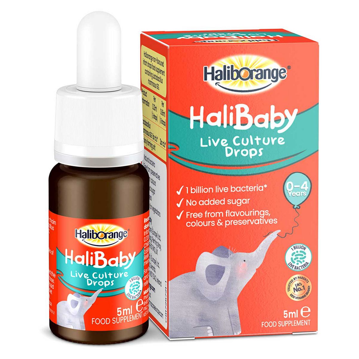 Haliborange Halibaby Live Culture Drops - 5ml GOODS Boots   