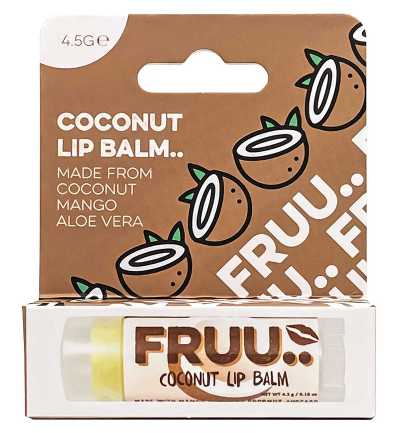 FRUU coconut lip balm 4.5g - British product