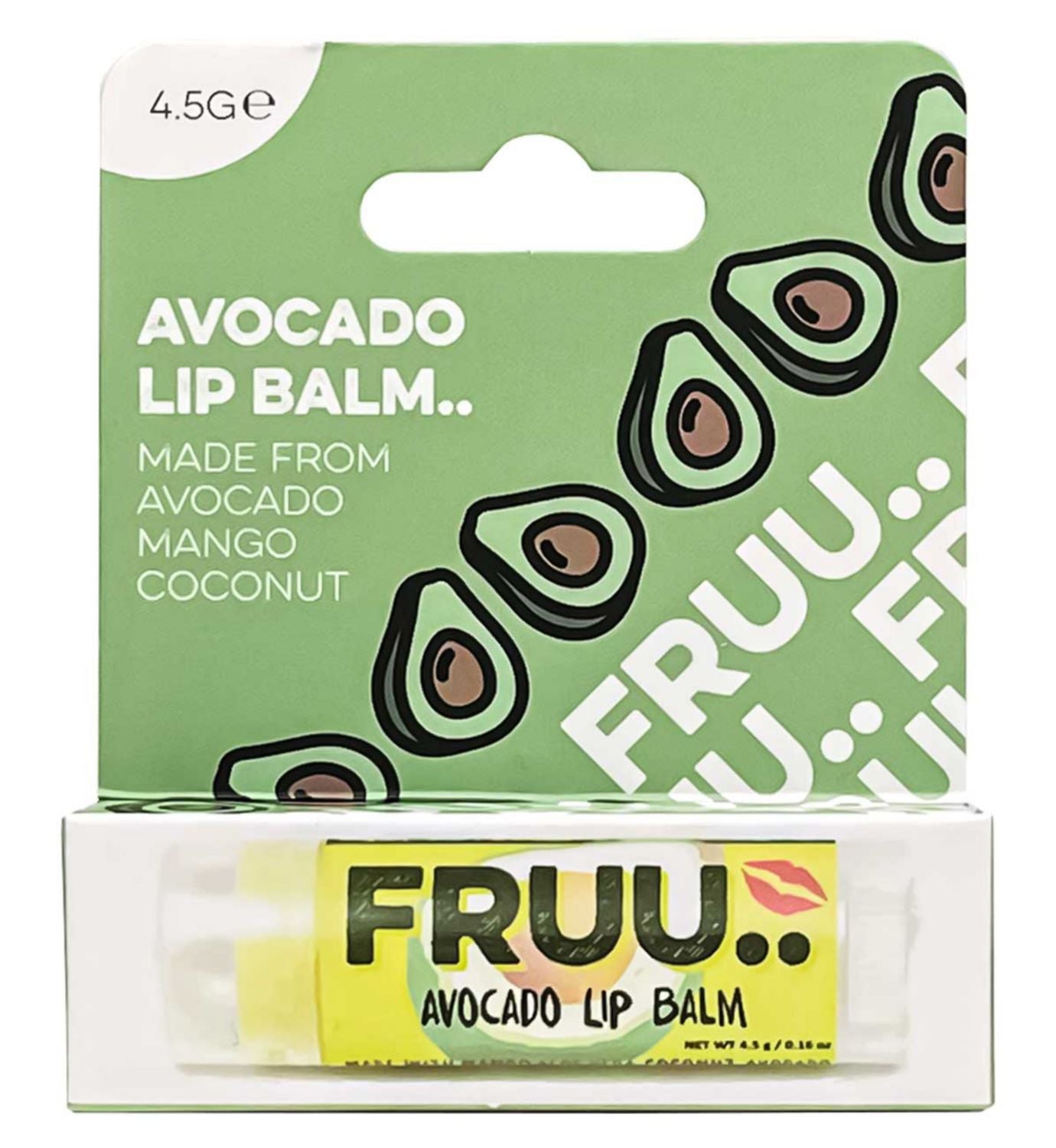 FRUU Avocado Lip Balm 4.5g - British product