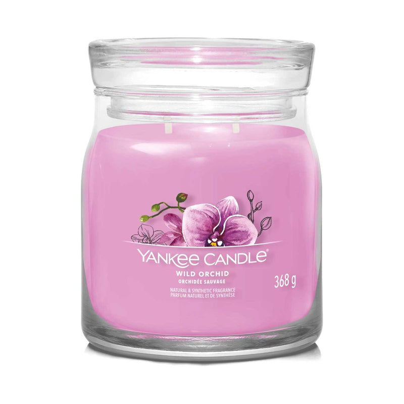 Yankee Candle Wild Orchid scented candle medium jar, UK version