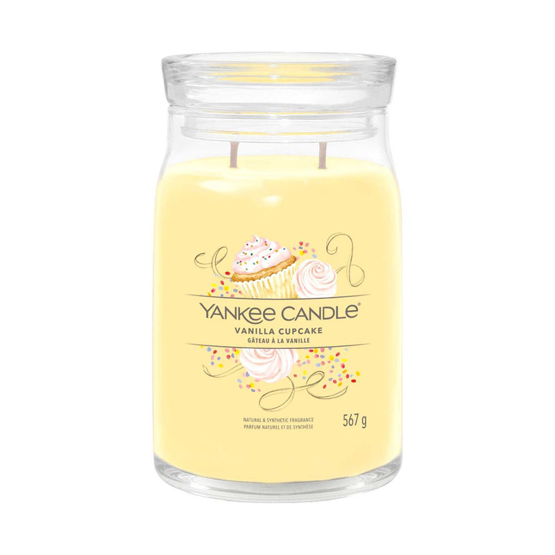 Yankee Candle Vanilla Cupcake large jar candle (British brand)