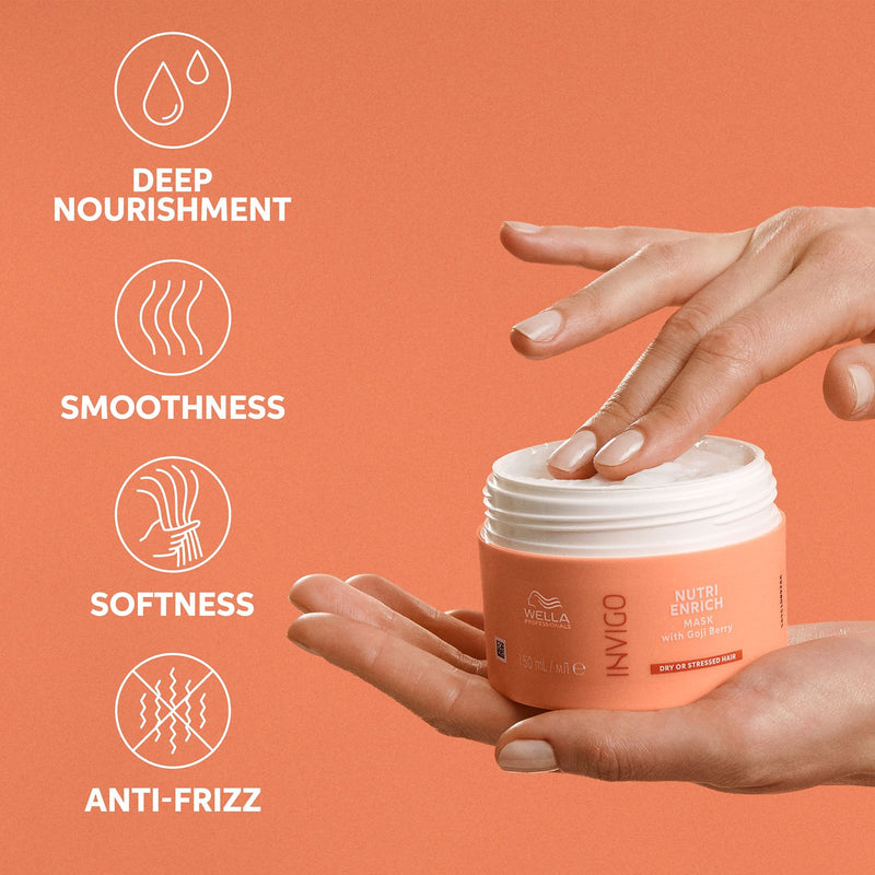 Wella Professionals Invigo Nutri-Enrich deep nourishing hair mask 150ml (British brand)