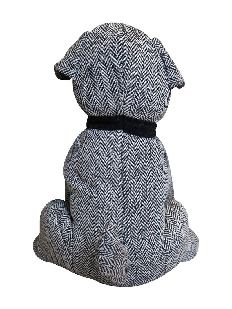 Riva Home Grey Herringbone Dog Doorstop