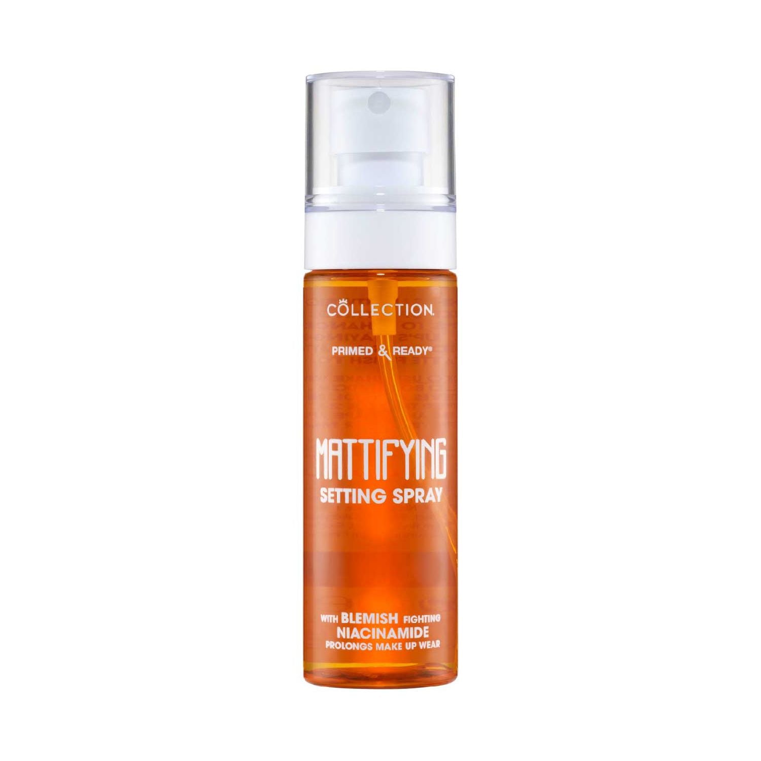 Kolleksjon Primed & Ready Mattifying Setting Spray Makeup Finisher - Britisk produkt