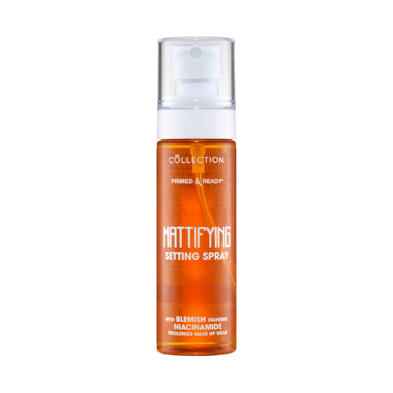 Kolleksjon Primed & Ready Mattifying Setting Spray Makeup Finisher - Britisk produkt