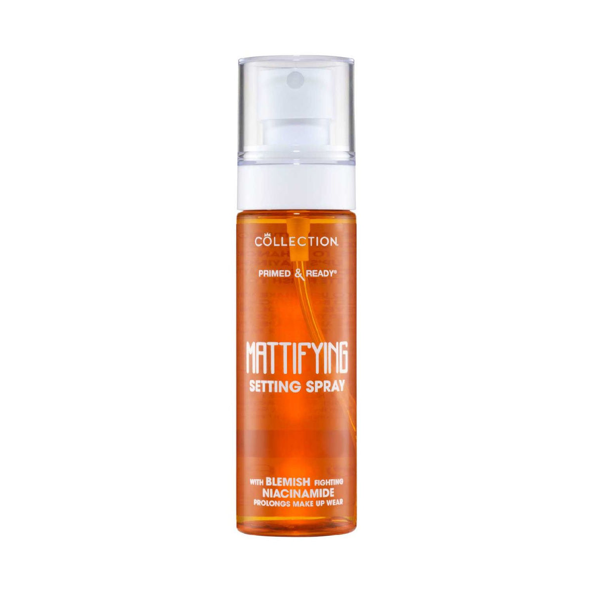 Kolleksjon Primed & Ready Mattifying Setting Spray Makeup Finisher - Britisk produkt