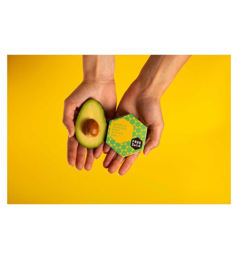 FRUU Mango & Avocado Body Butter Bar 55g (British brand)