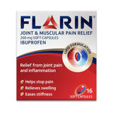 Flarin joint pain relief 200mg capsules 16 pack, UK version